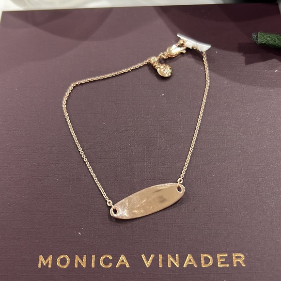 Monica Vinader NWOT Nura Tiny Fine Chain Bracelet - Picture 3 of 5